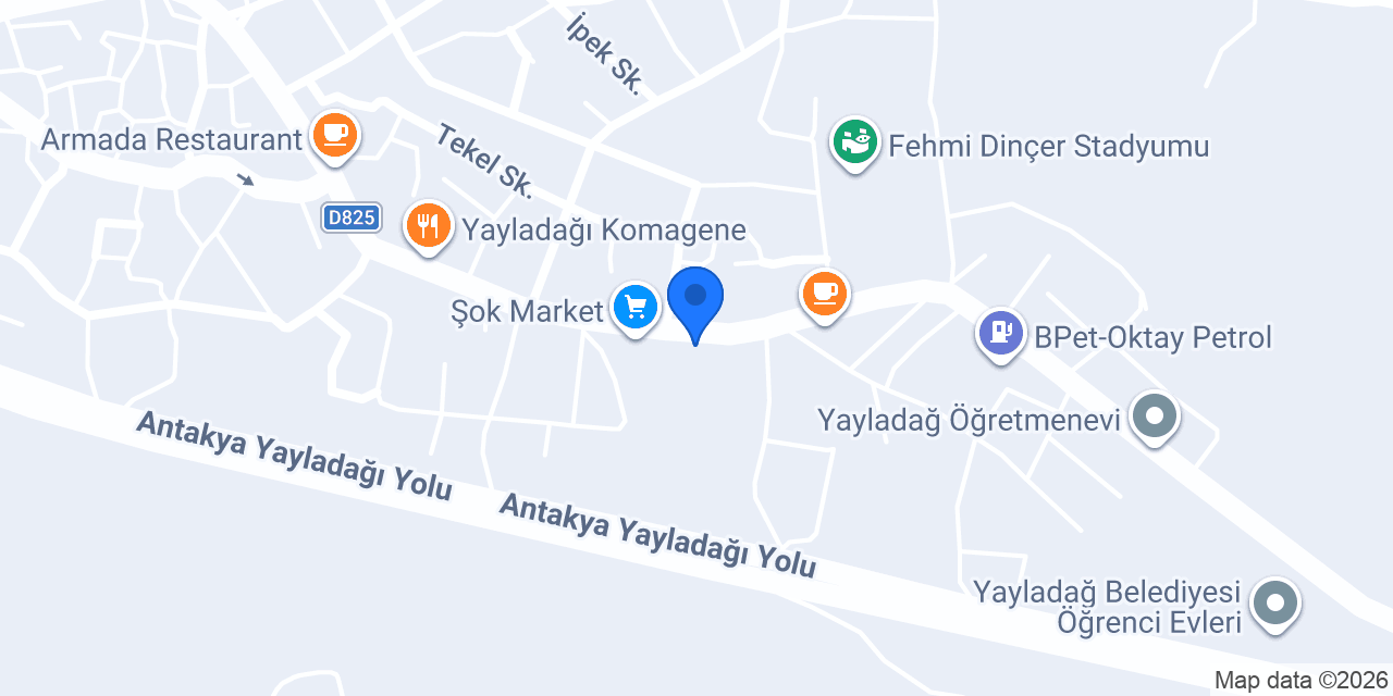 Kafe Antioche konumu