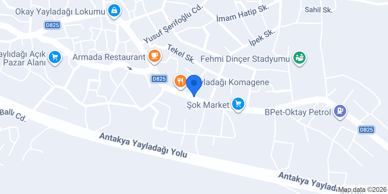 Taşkale çiğköfte konumu