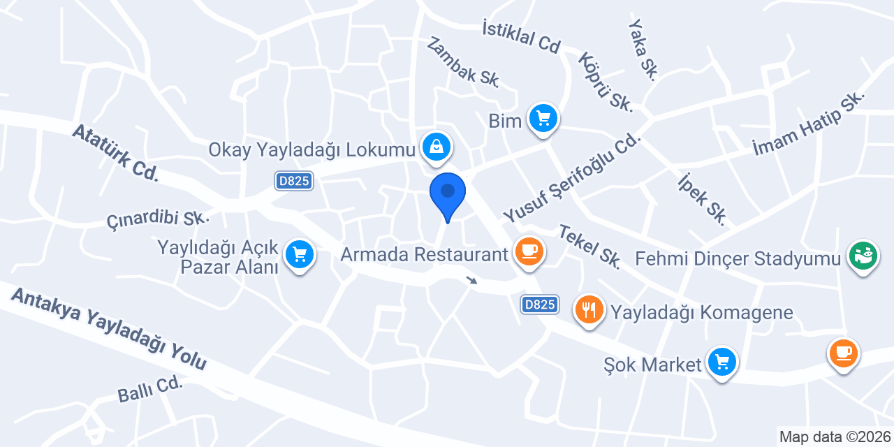 Özkan Büfe konumu