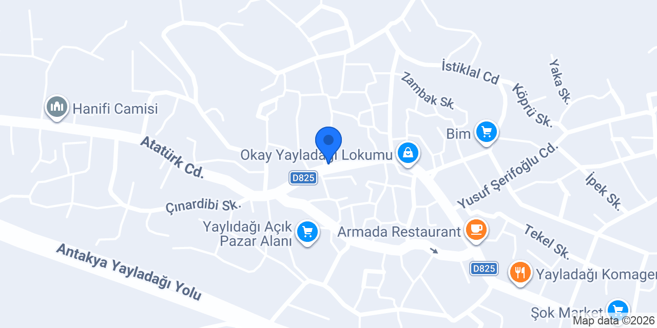 Tiryaki Döner konumu