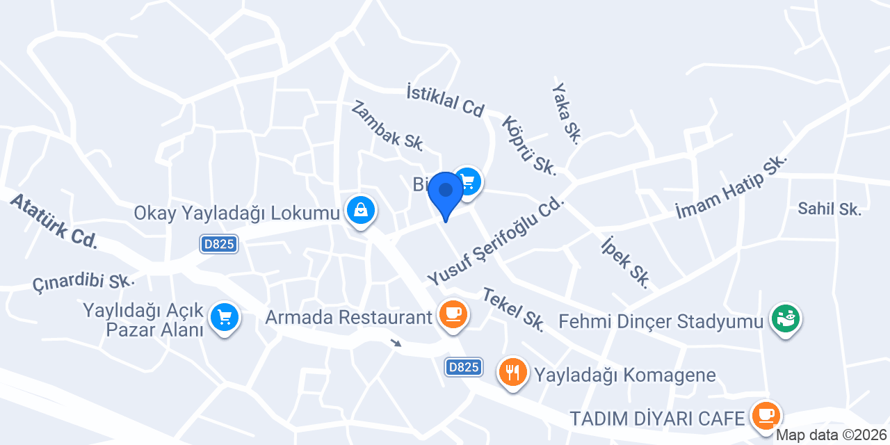 Künefeci Kemal usta konumu