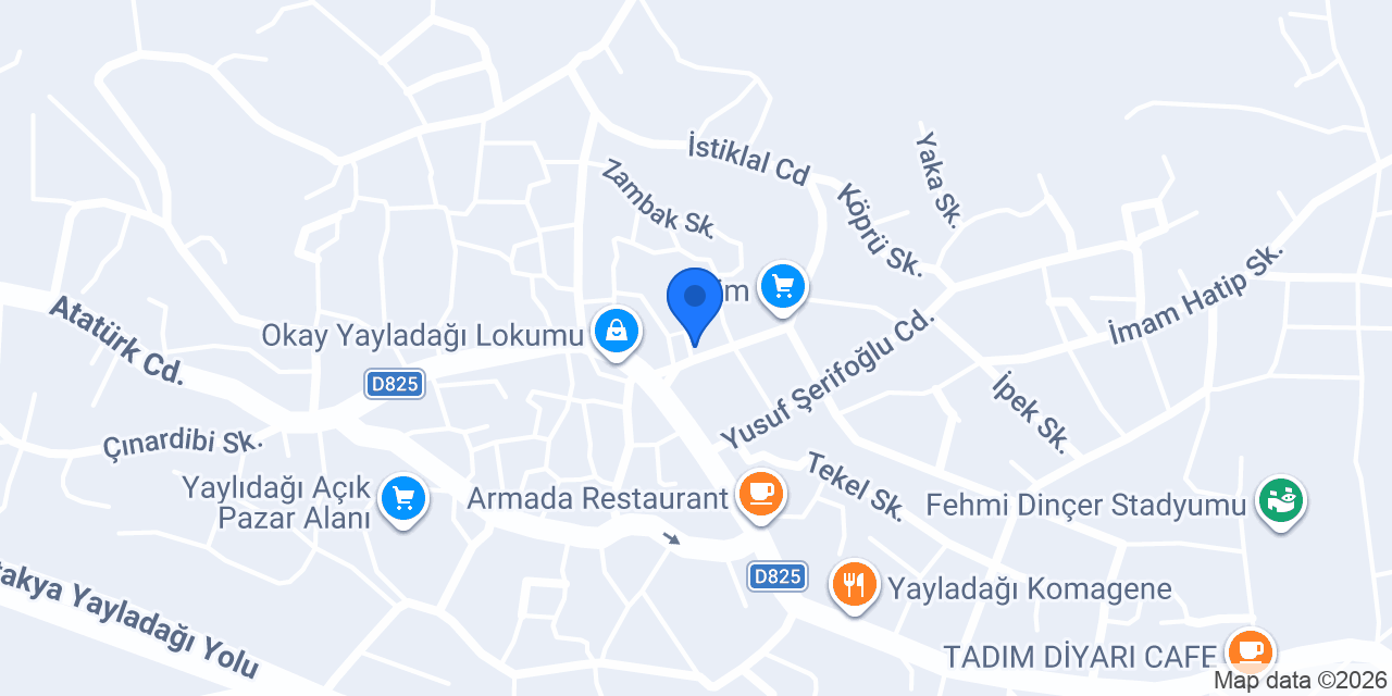 Yayladağ Noterliği konumu