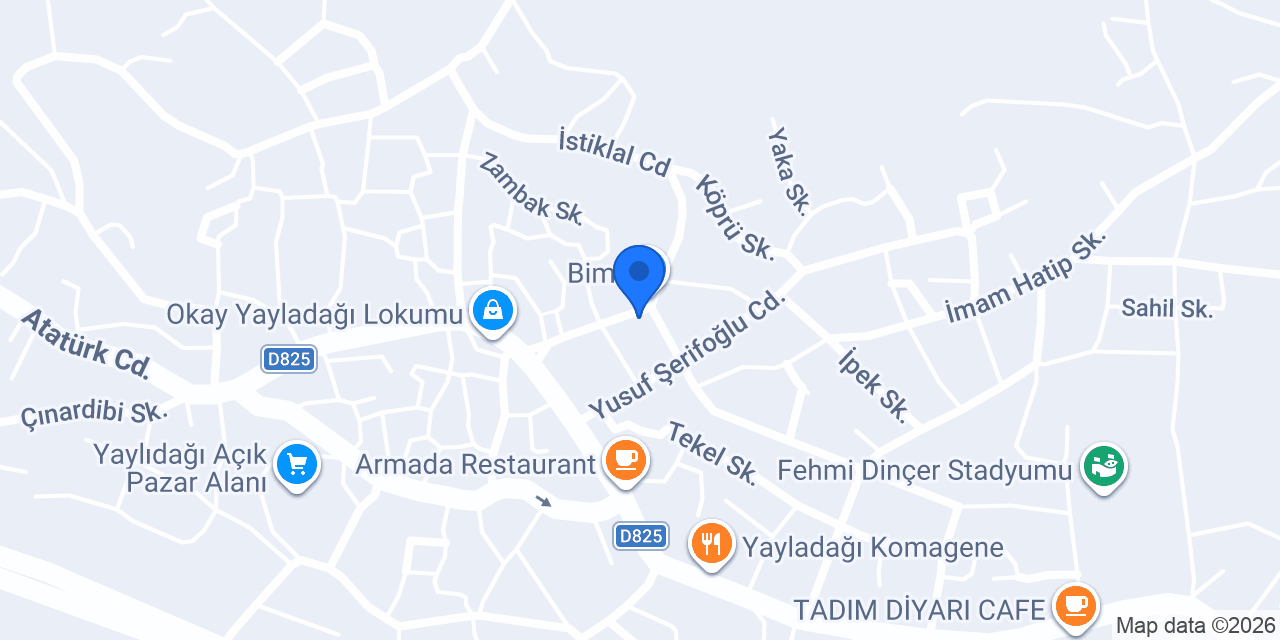 Ekmek Fırını konumu
