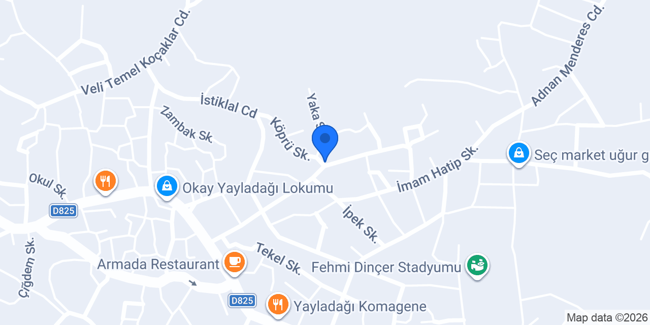 HACI YUSUF ÖNAL CAMİİ konumu