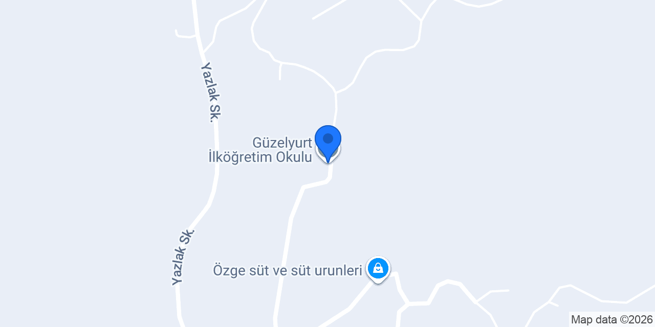 Güzelyurt İlköğretim Okulu konumu