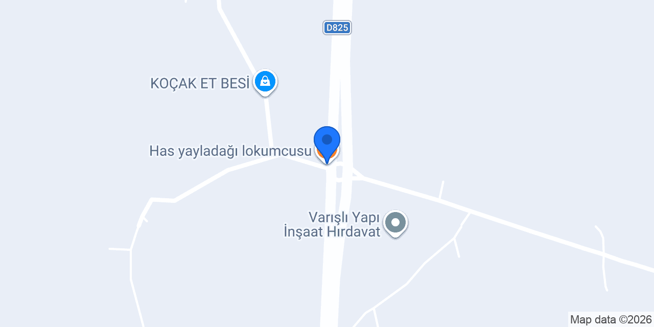 Has yayladağı lokumcusu konumu