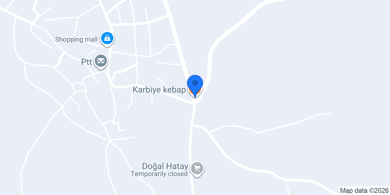 Karbiye kebap konumu