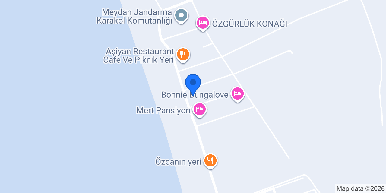 Cevahir Restaurant Aile Çay Bahçesi ve Pansiyon konumu