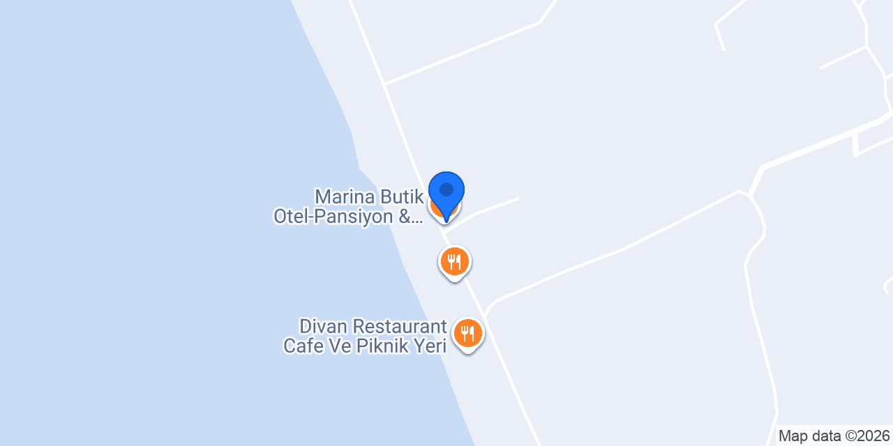 Marina Butik Otel-Pansiyon & Restaurant konumu
