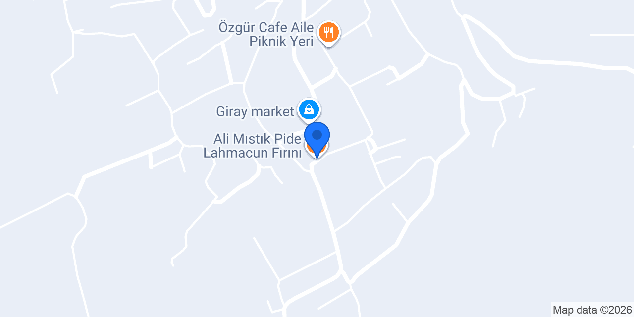 Ali Mıstık Pide Lahmacun Fırını konumu