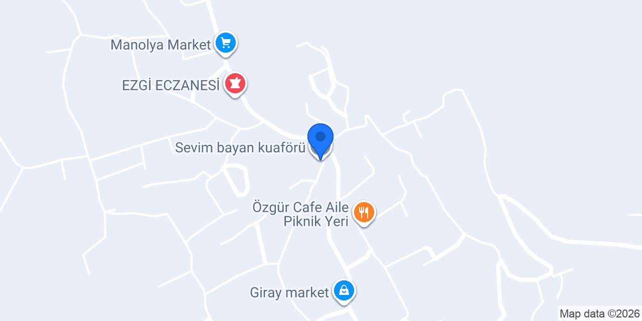 Sevim bayan kuaförü konumu