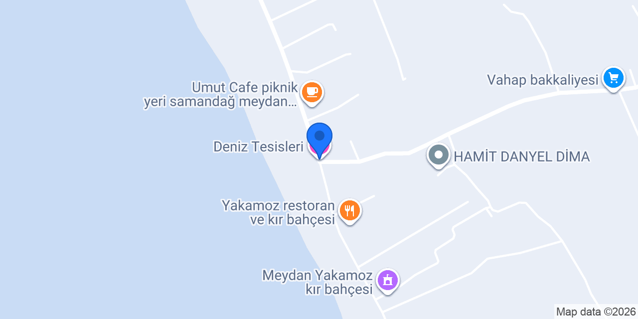 Deniz Tesisleri konumu