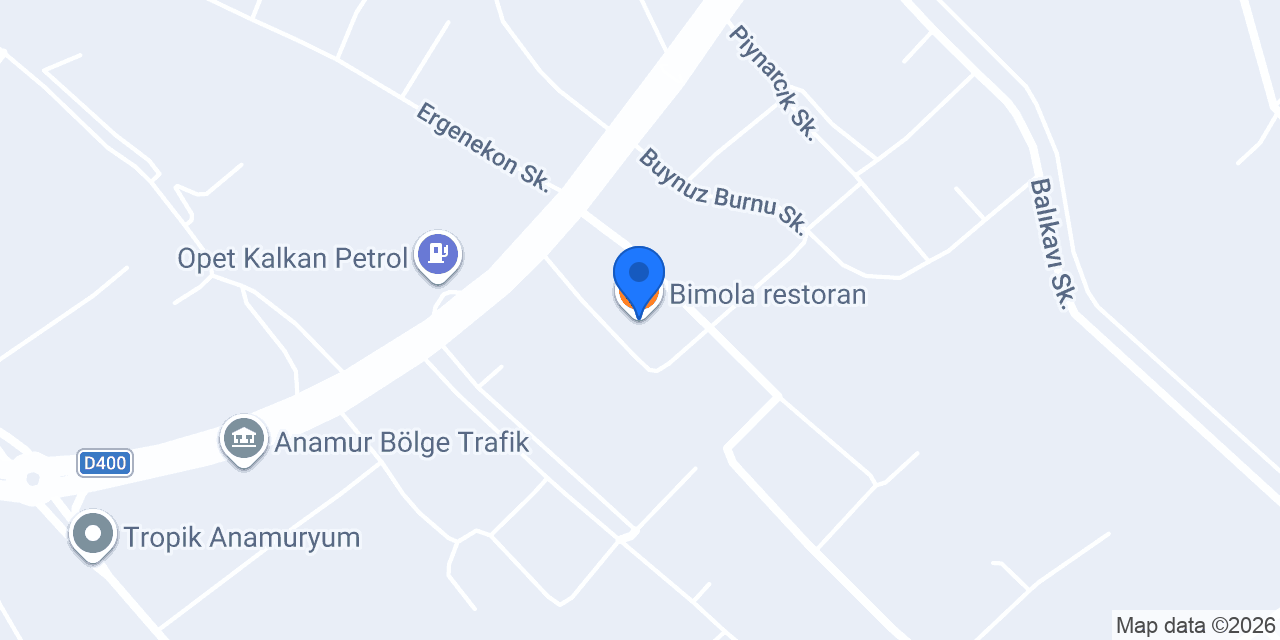 Bimola restoran konumu