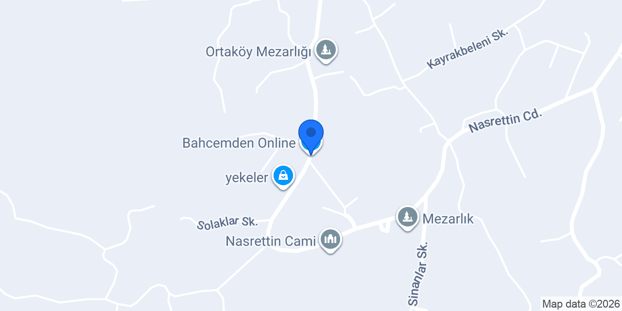 Bahcemden Online konumu