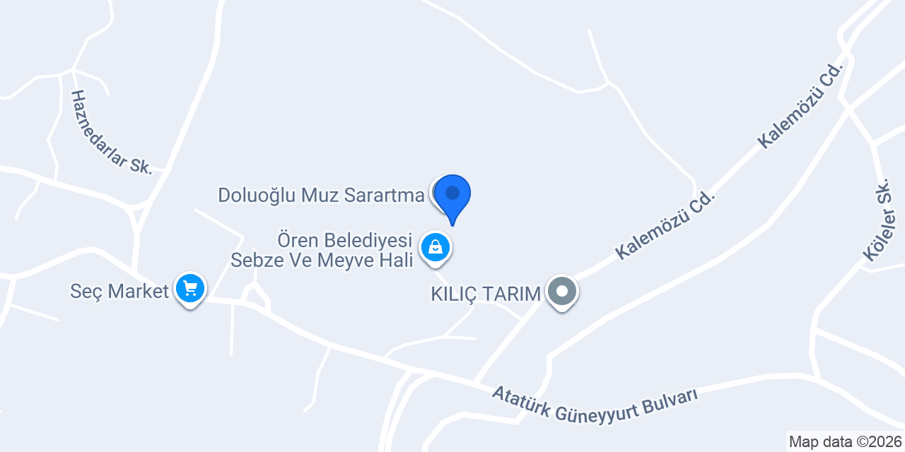 Seçkin Muz konumu