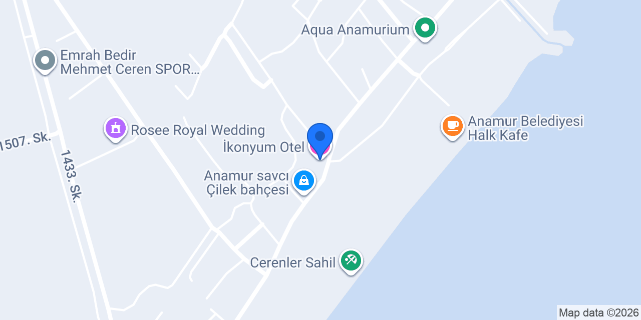 İkonyum Otel konumu