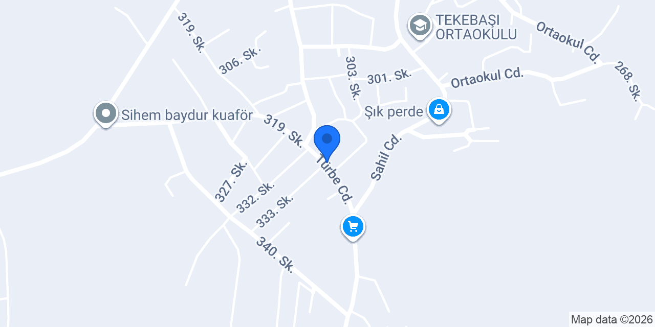 Tekebaşı Kurtuluş İlkokulu konumu