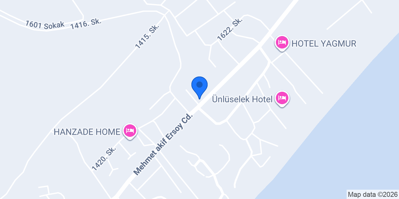 Özen Halı Yıkama Anamur konumu