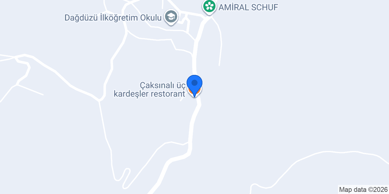 Çaksınalı üç kardeşler restorant konumu