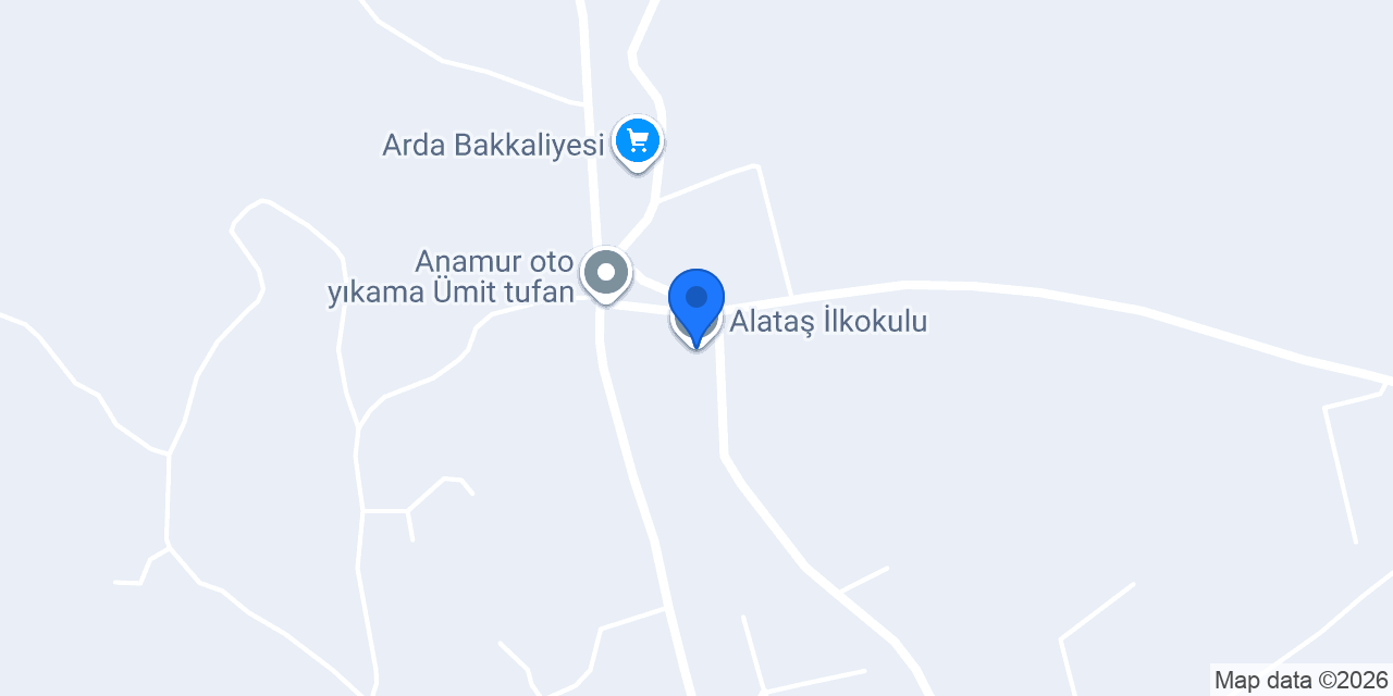 Alataş İlkokulu konumu