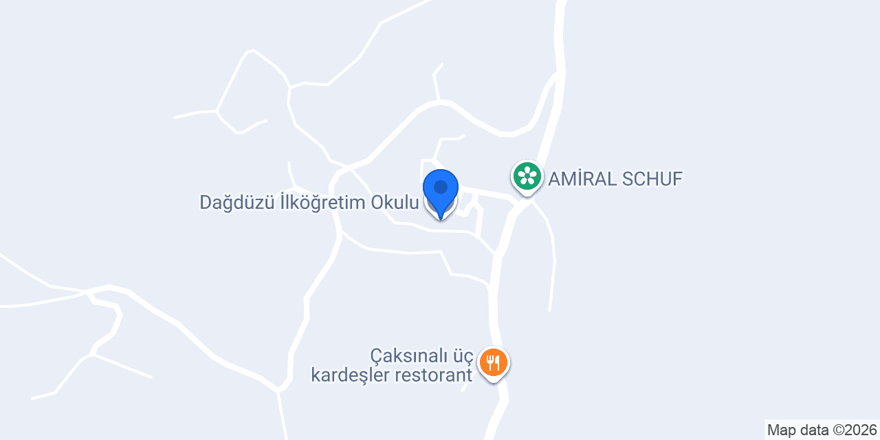 Dağdüzü İlköğretim Okulu konumu