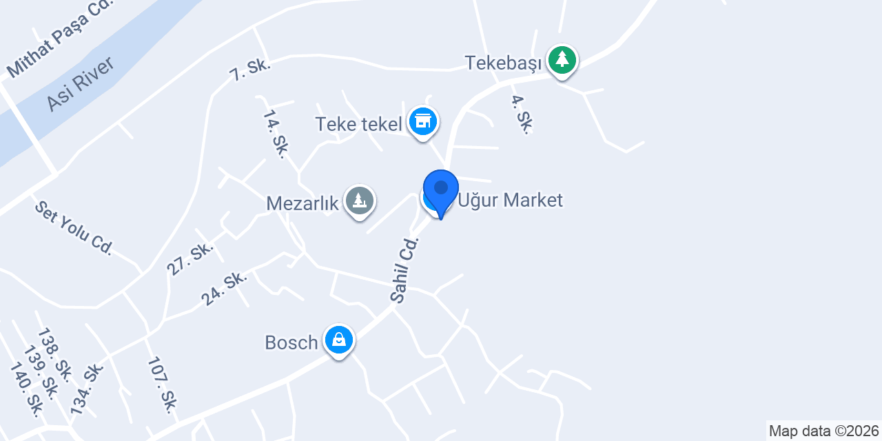 Uğur Market konumu
