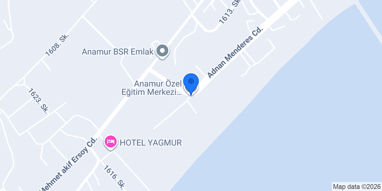 Anamur Özel Eğitim Merkezi Komutanlığı-TSK KAMP konumu