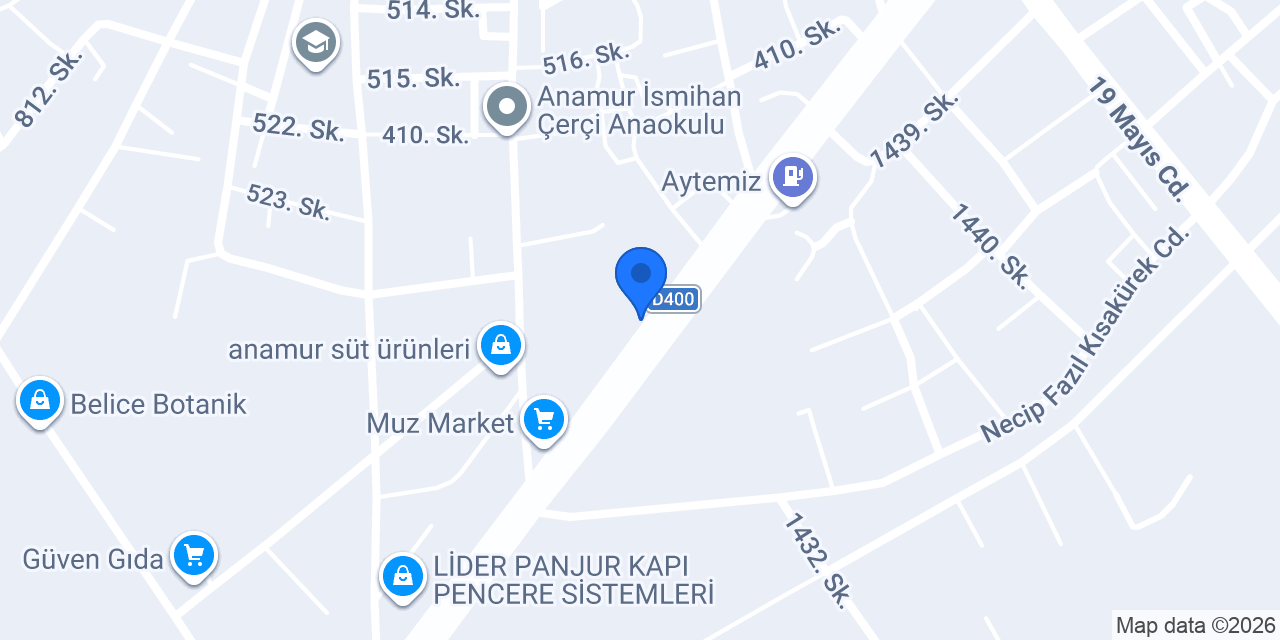 ANAMUR SINAV KOLEJİ konumu