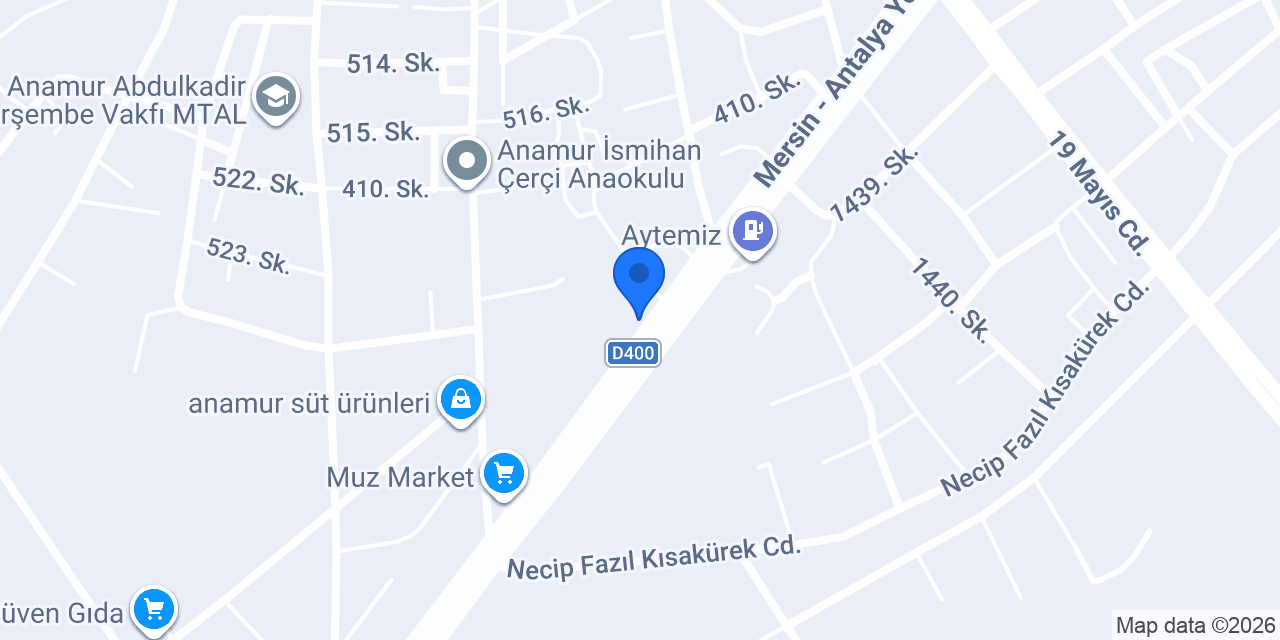 Turkuaz Reklam konumu