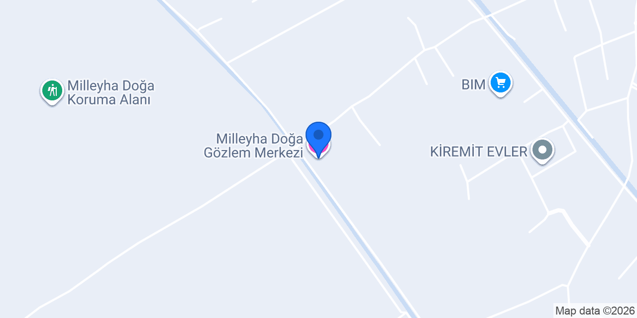 Milleyha Doğa Gözlem Merkezi konumu