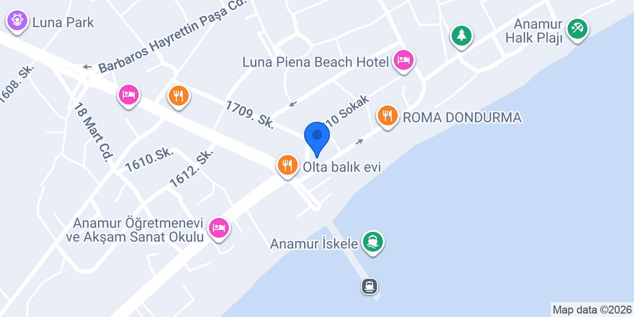 Grand Meltem Suit Otel Ve Ocakbaşı Restorant konumu