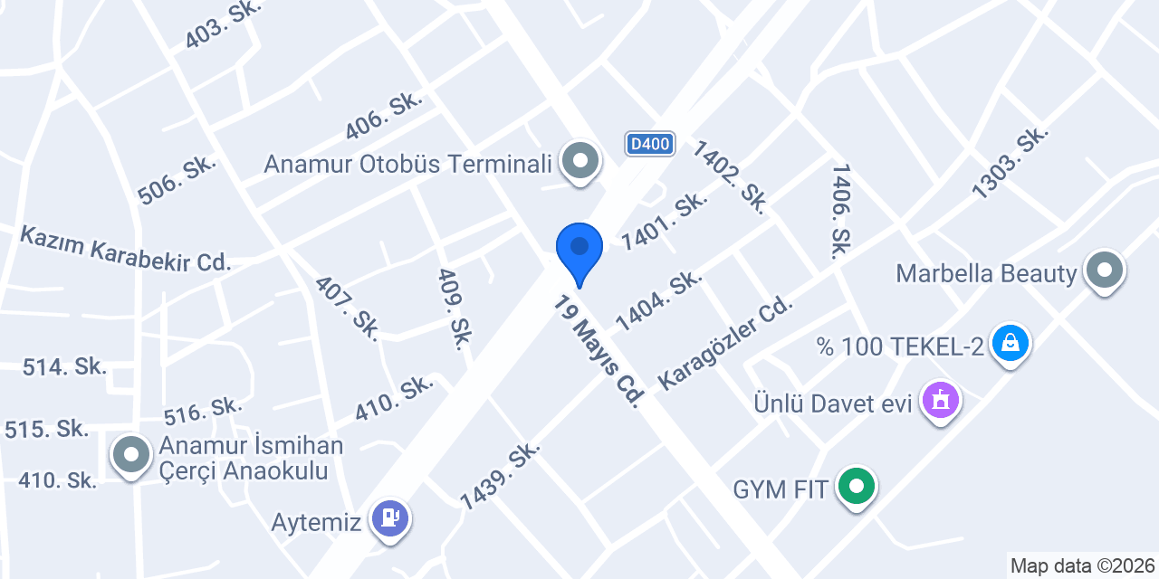 OCİ TANTUNİ PLUS ANAMUR konumu