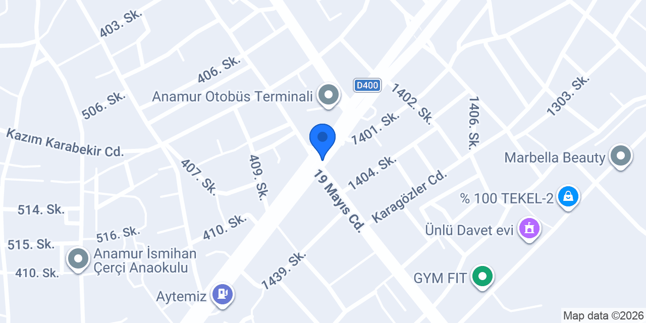 Ergün Mobilya konumu