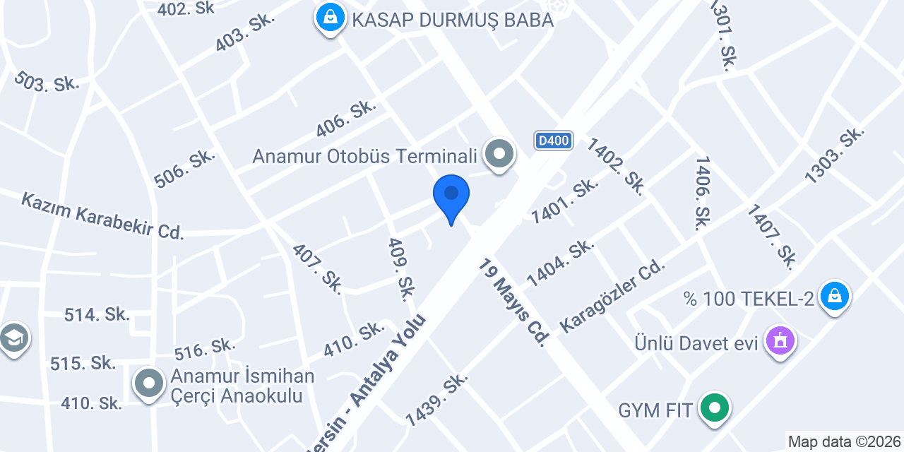 Dedehan Otel konumu