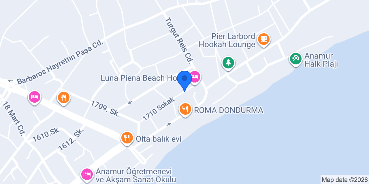Hotel Dolphıne konumu