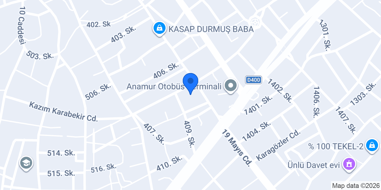 Anamur yüksel Taksi konumu