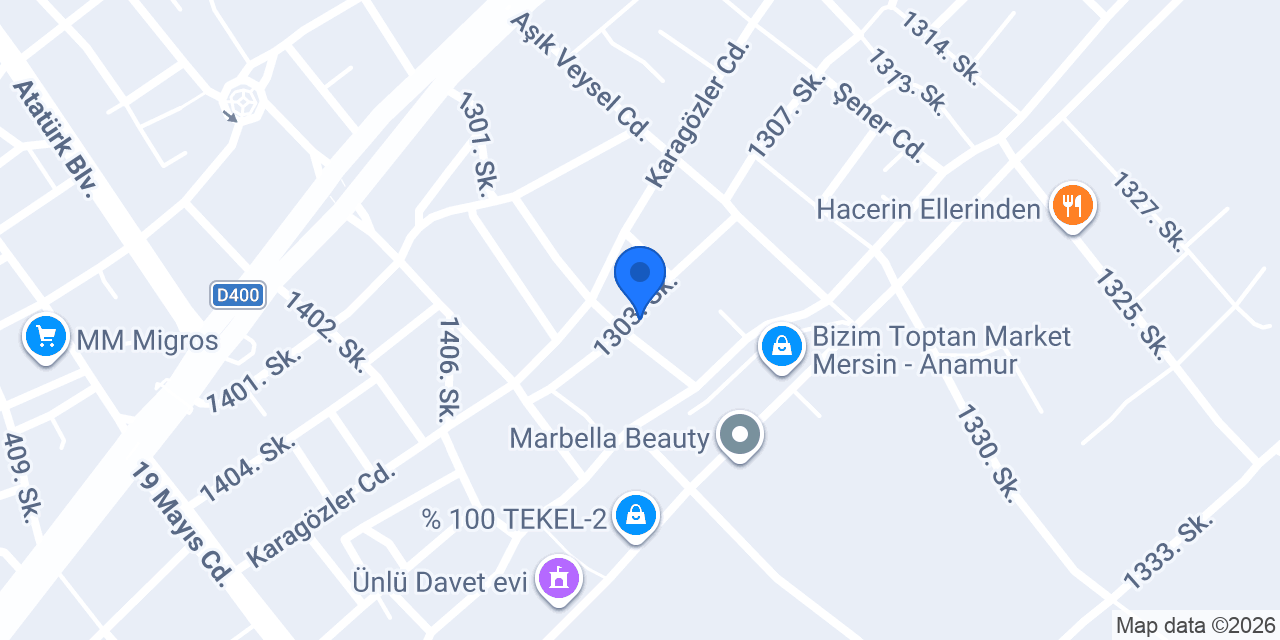 Fizyoterapist Betül Zehra Deniz konumu