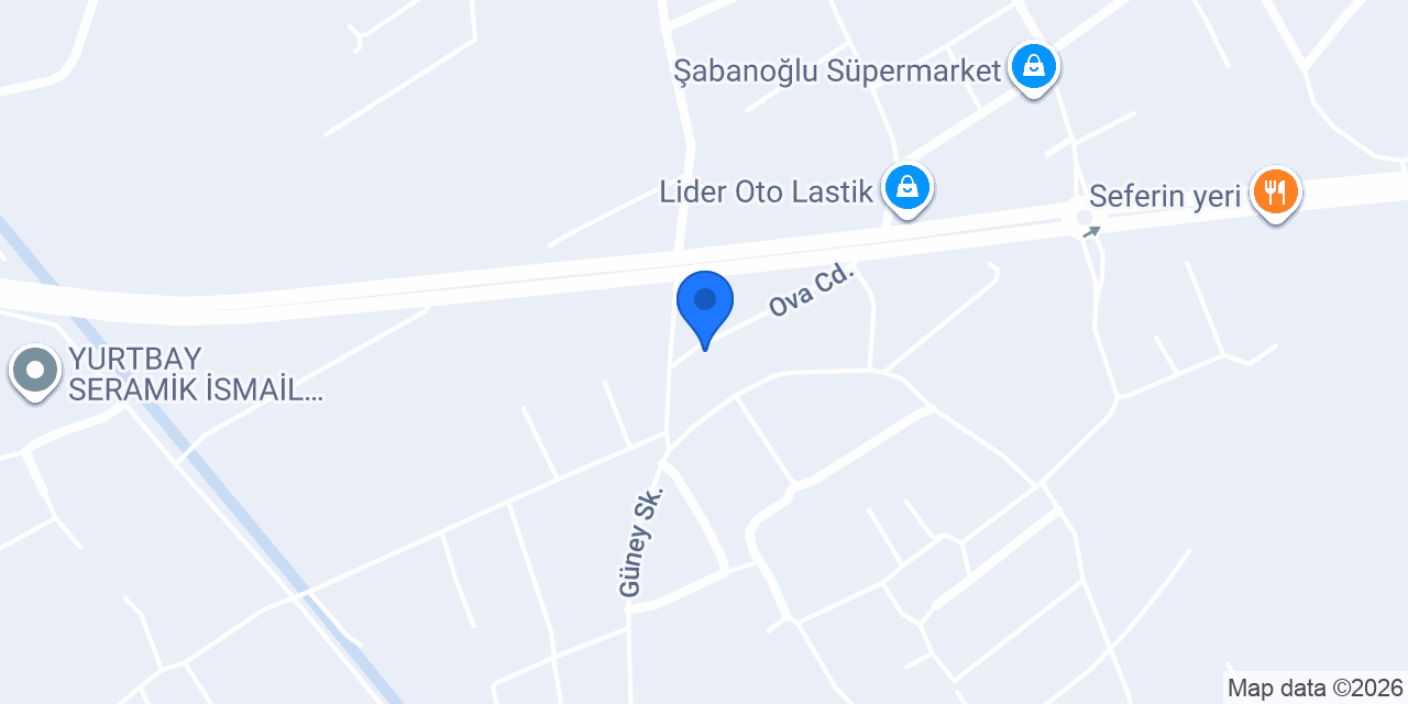 Cemil oto yedek parçacı konumu