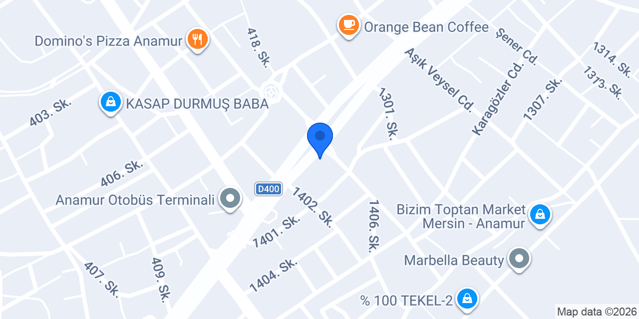 Anamur Gergi Tavan konumu