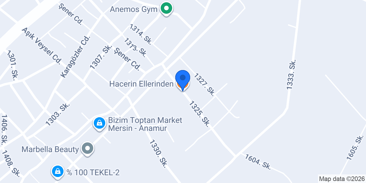 Hacerin Ellerinden konumu