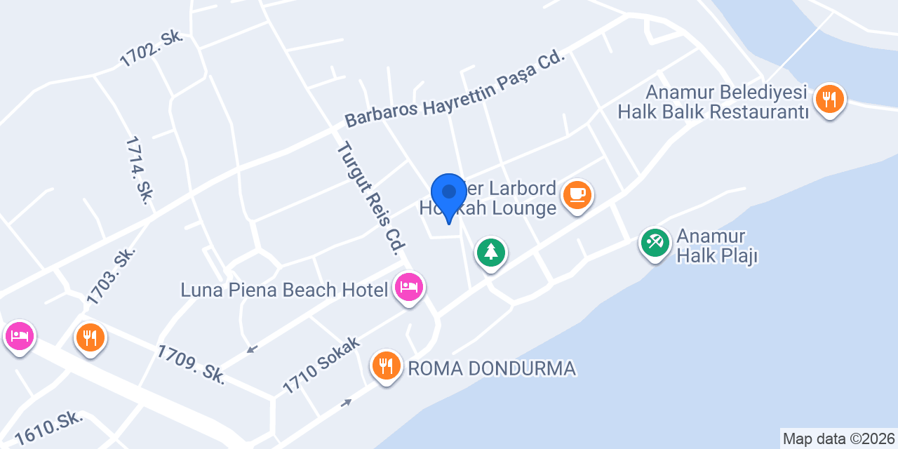 Anamur Villas Apart Otel konumu