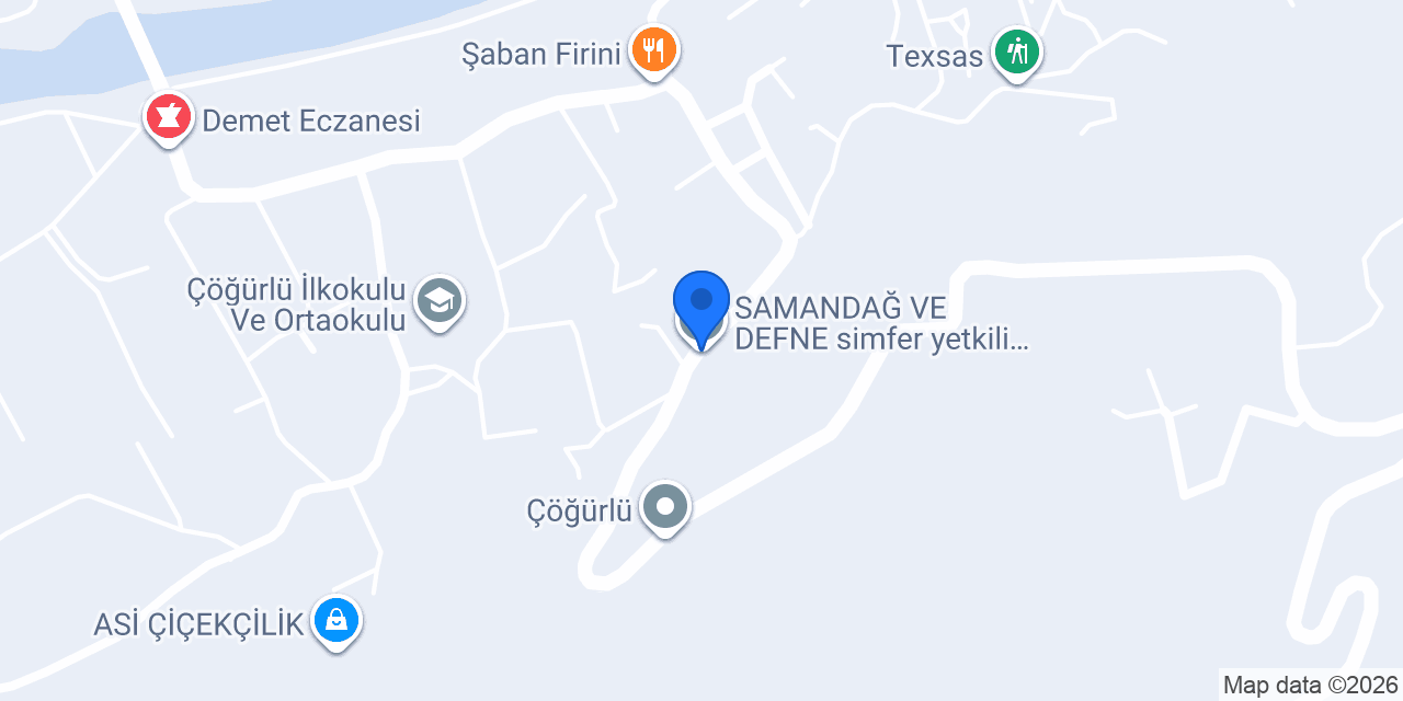 SAMANDAĞ VE DEFNE simfer yetkili servis konumu