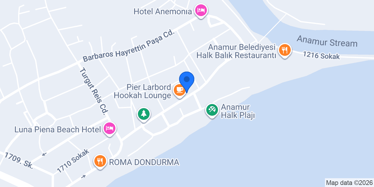 Nice Hotel Anamur konumu