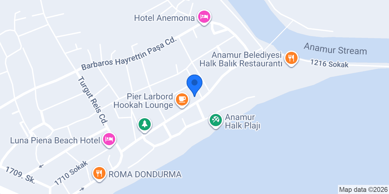 Reyhan Tantuni Anamur iskele konumu