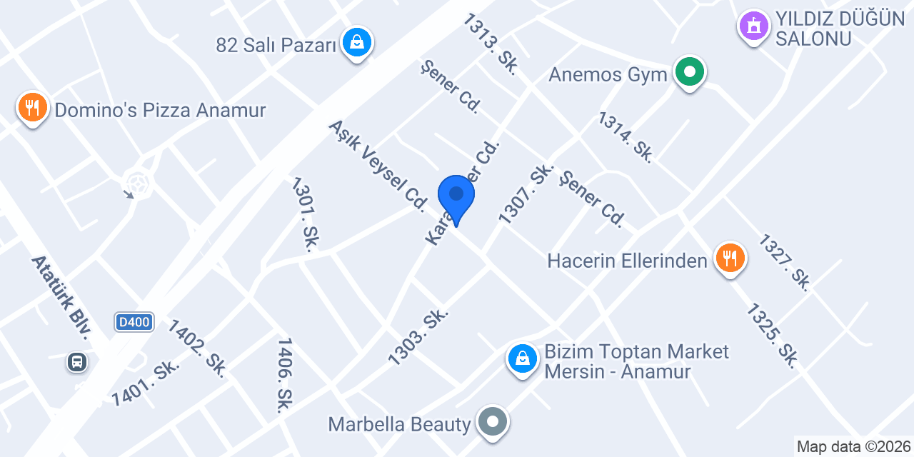 ANEMURİUM FRESH konumu