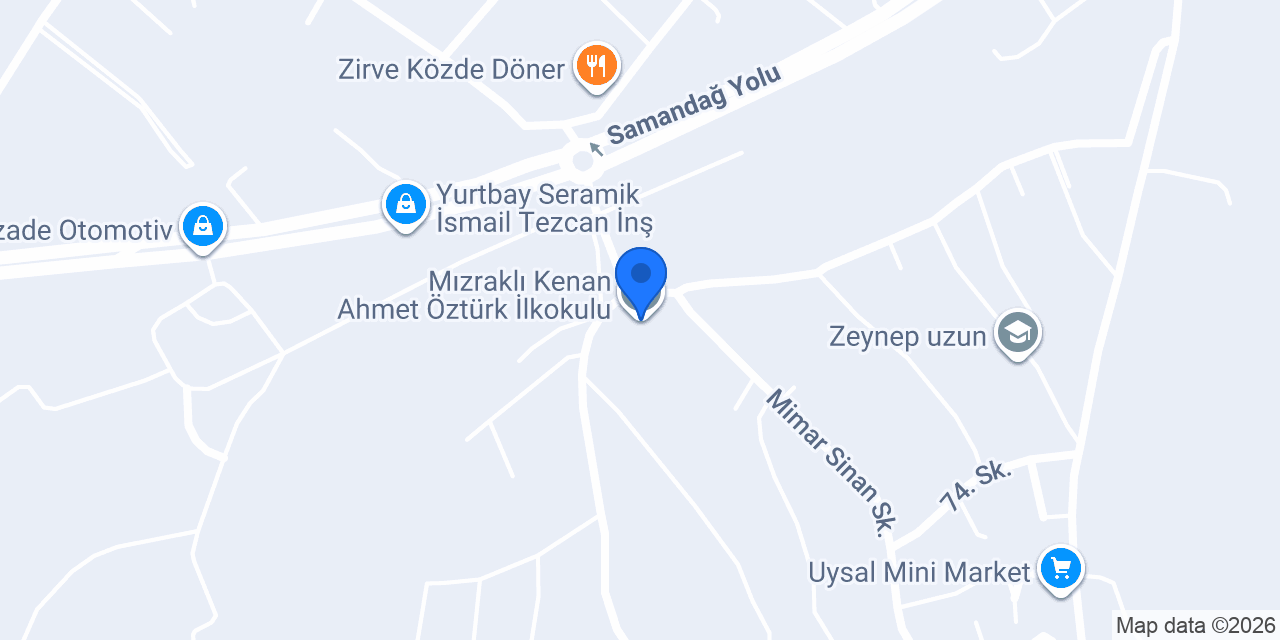 Eczacı Meryem Karaçaylı İlkokulu konumu