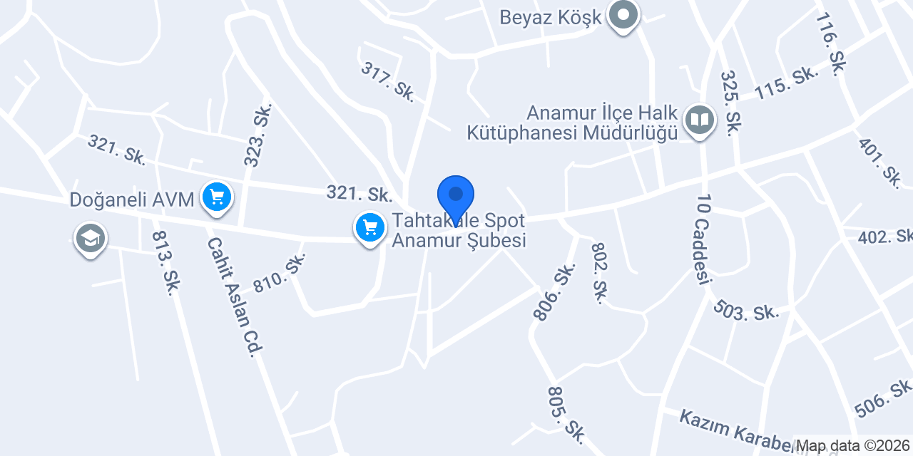 Ukçin çayevi konumu