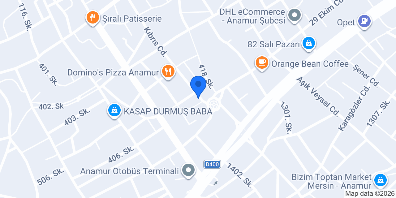 Gurme Cafe konumu