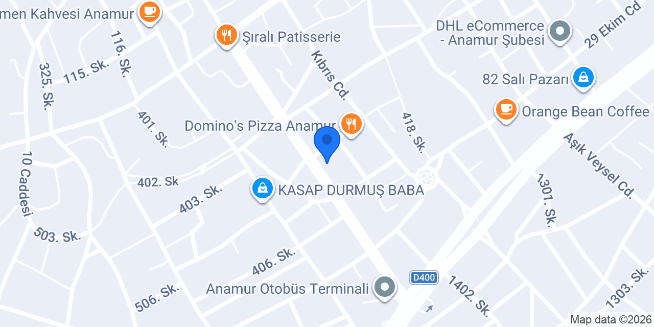 Ünal Pansiyon konumu