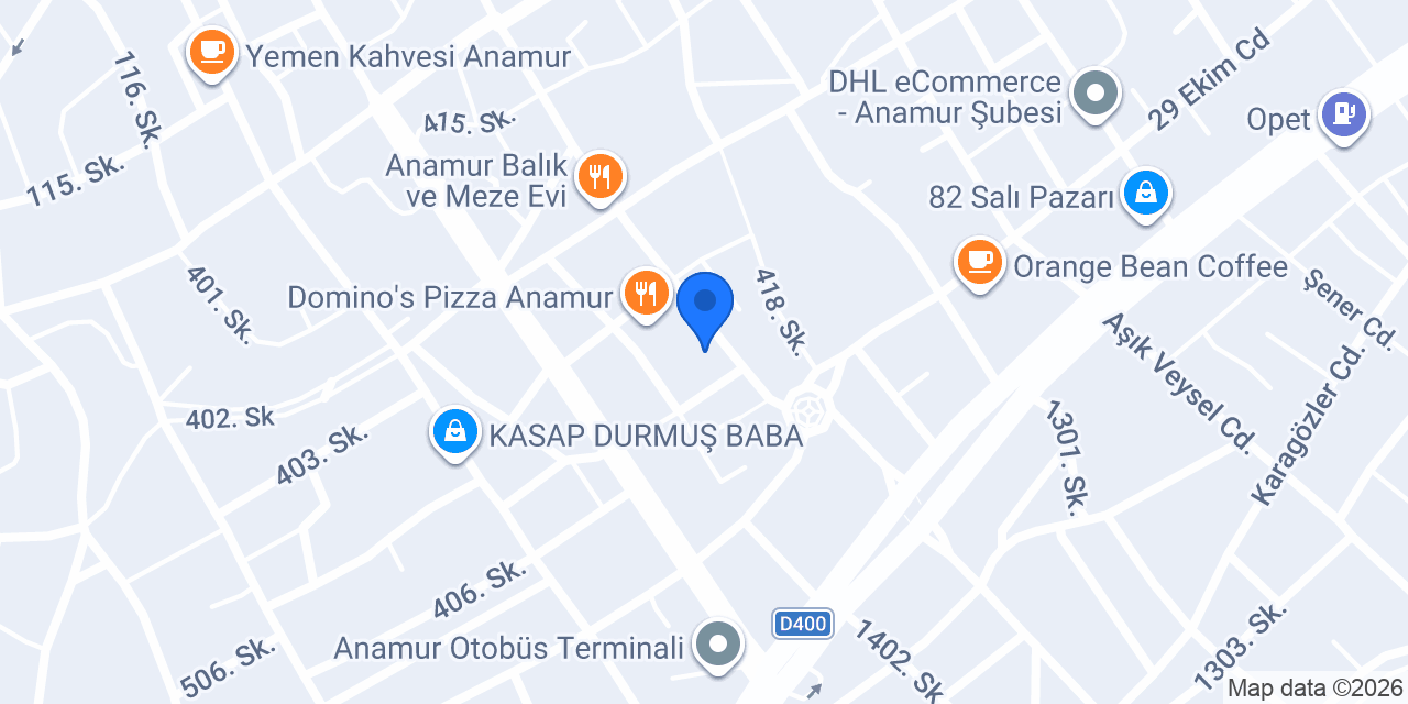 Anamur Vergi Dairesi konumu